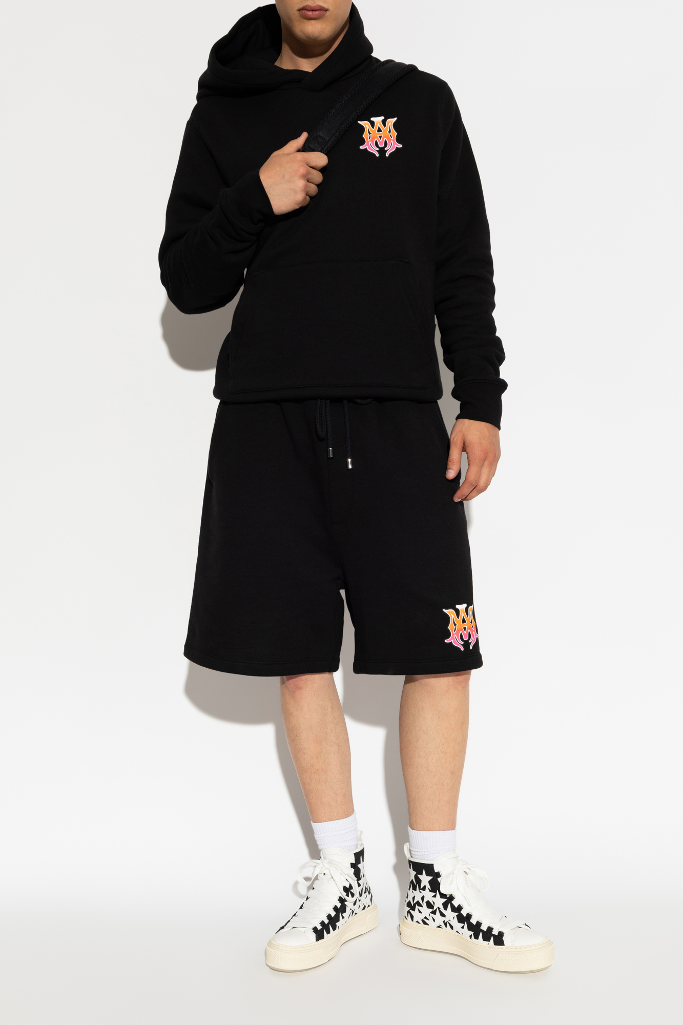 Amiri Sweat shorts with printed logo | Men's | Vitkac